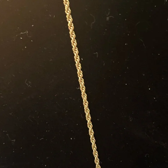 Gorjana Gold Intricate Dog Tag Pendant Necklace - Picture 4 of 6